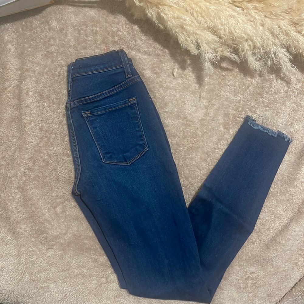 Fashion Nova High Waisted Distressed Jeans size 1